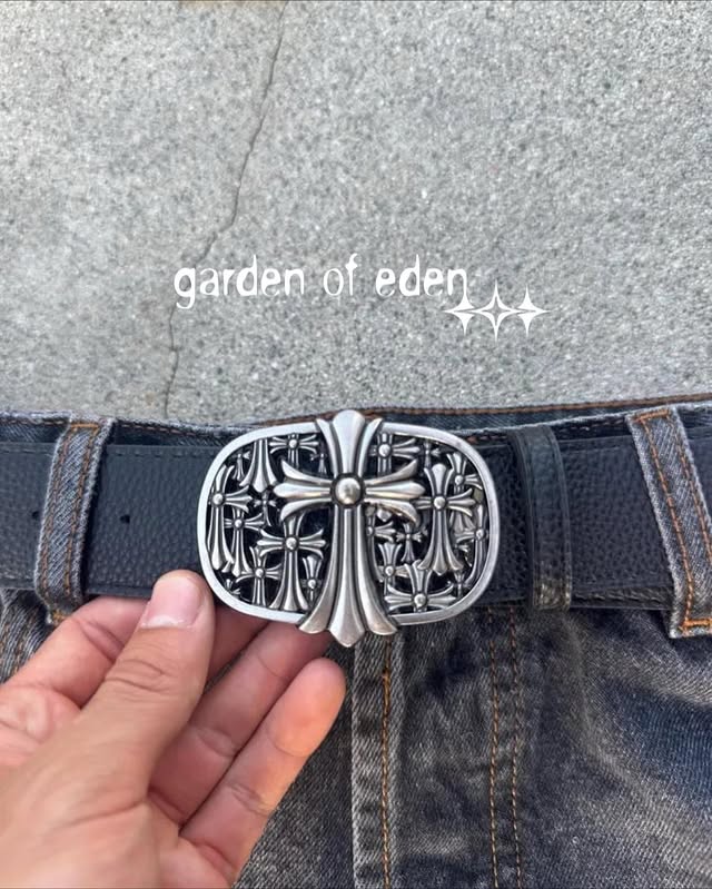 Chrome Hearts Multi-Color Cemetery Cross Belt Authentic  ⚔️⛓️‍💥