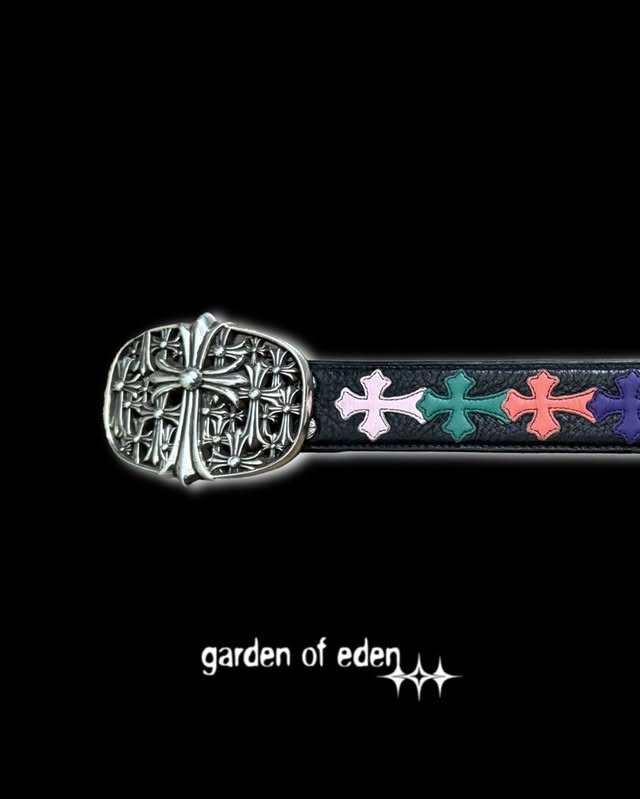 Chrome Hearts Multi-Color Cemetery Cross Belt Authentic  ⚔️⛓️‍💥