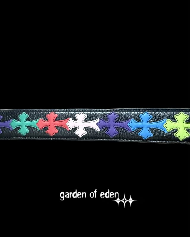 Chrome Hearts Multi-Color Cemetery Cross Belt Authentic  ⚔️⛓️‍💥