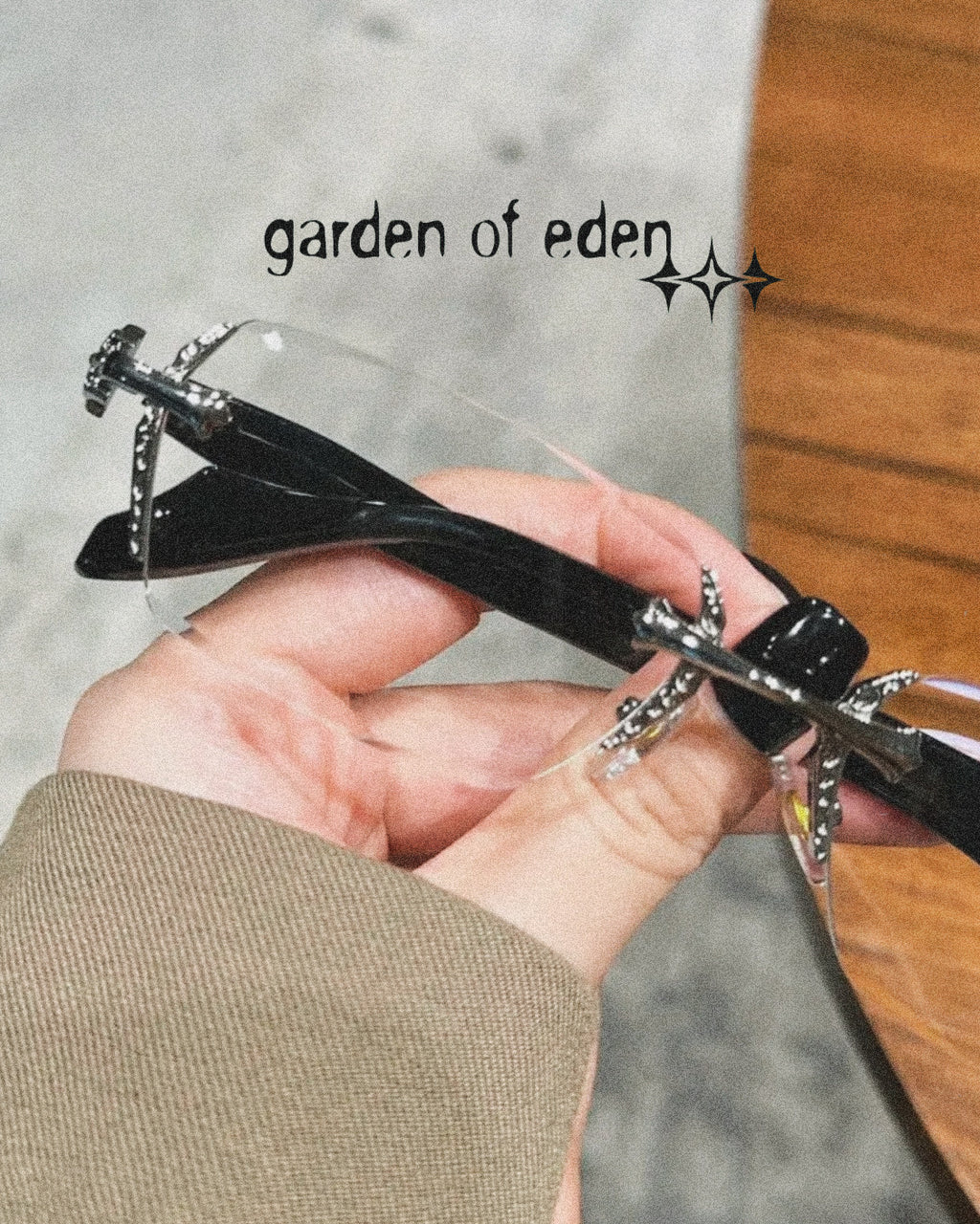 Chrome Hearts Rimless Glasses | Authentic Designer Eyewear – Garden of Eden