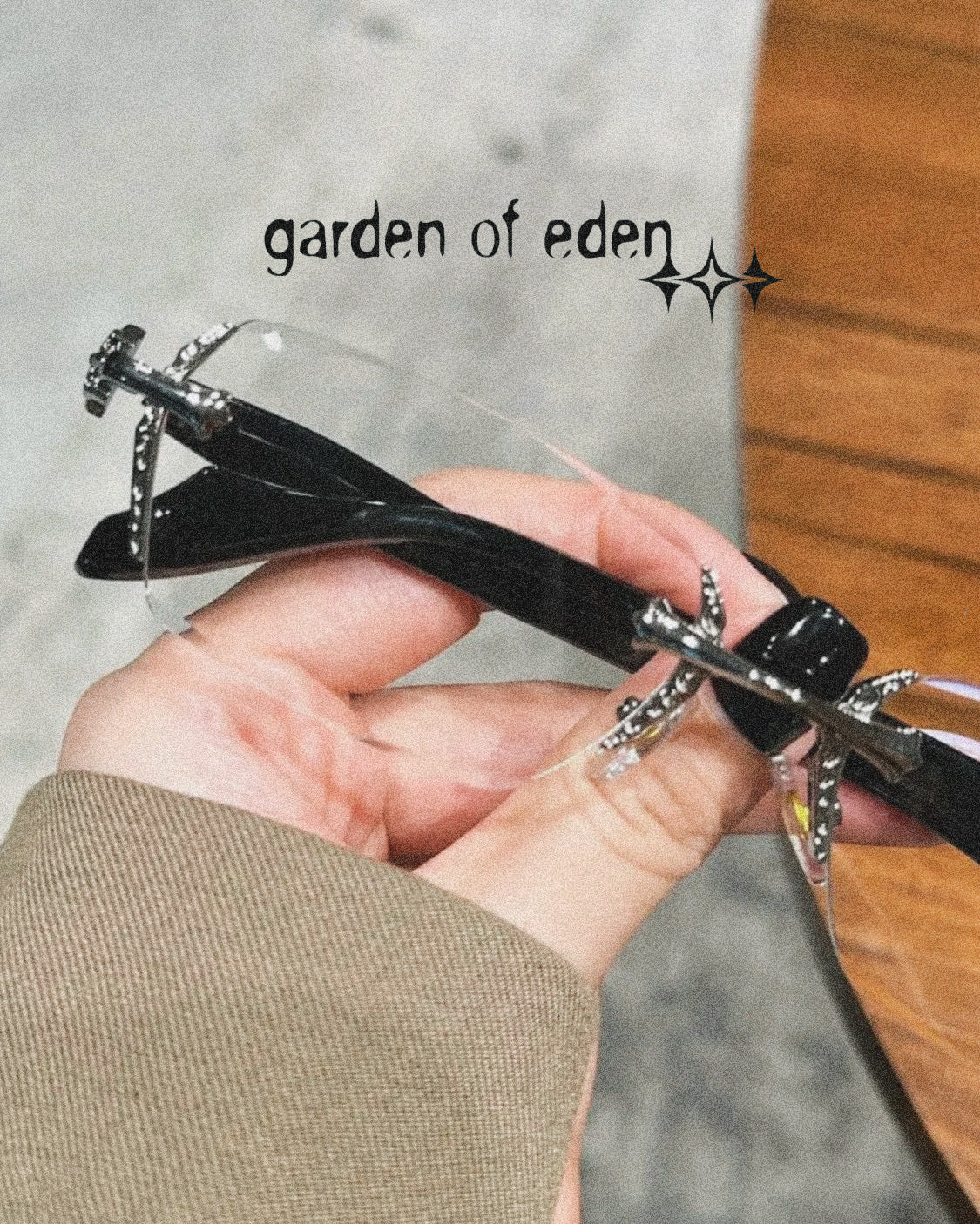 Chrome Hearts Rimless Glasses | Authentic Designer Eyewear – Garden of Eden
