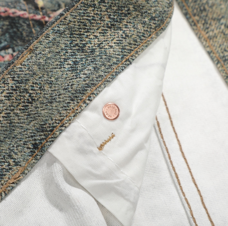 Acne Studios 1996 Trompe-l’Œil Chain Print Jeans - GARDEN OF EDEN